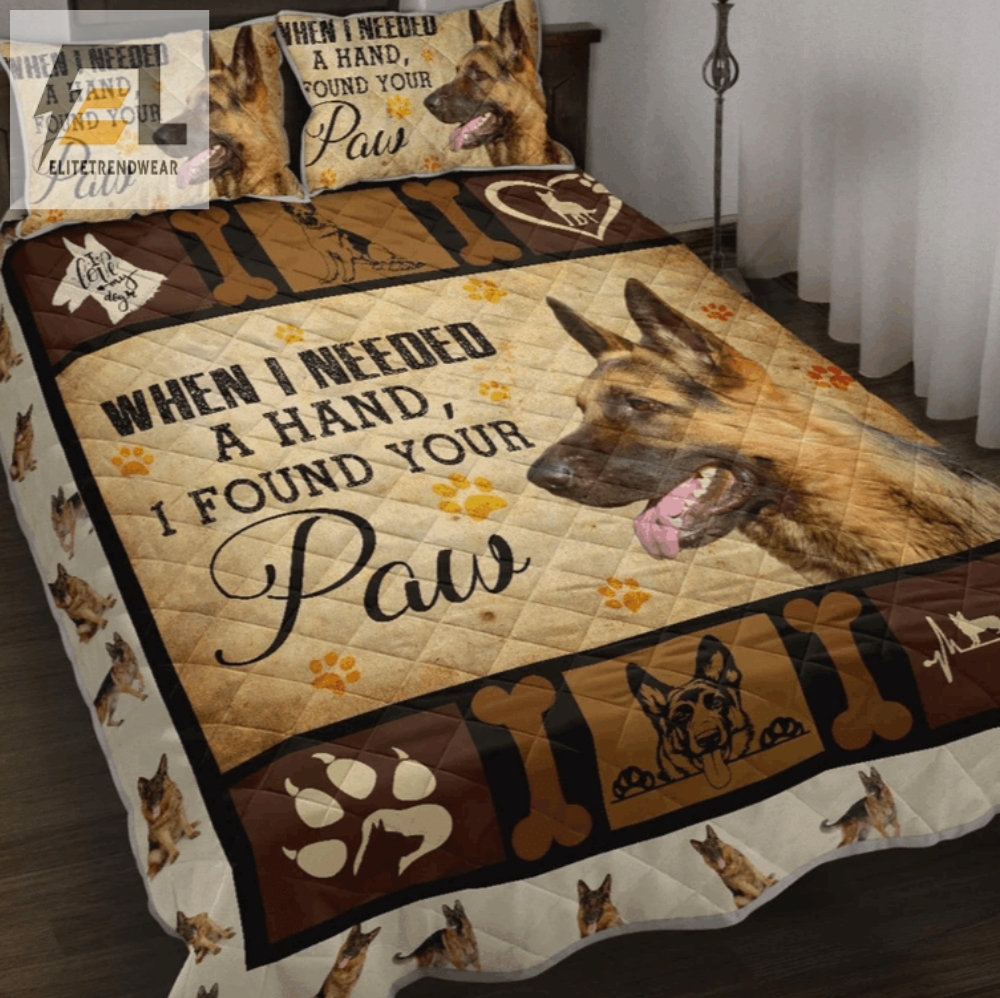 When I Needed A Hand German Shepherd Bed Sheets Duvet Cover Bedding Sets 