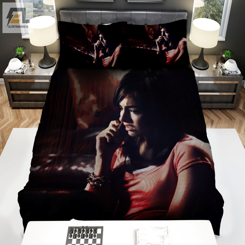 When A Stranger Calls Movie Poster Bed Sheets Spread Comforter Duvet Cover Bedding Sets Ver 3 