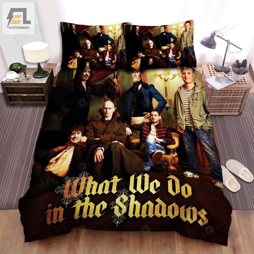 What We Do In The Shadows Movie Poster Viii Photo Bed Sheets Spread Comforter Duvet Cover Bedding Sets 