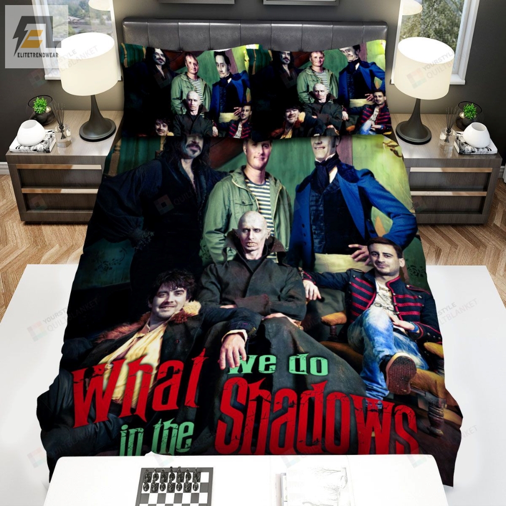 What We Do In The Shadows Movie Poster Vi Photo Bed Sheets Spread Comforter Duvet Cover Bedding Sets 