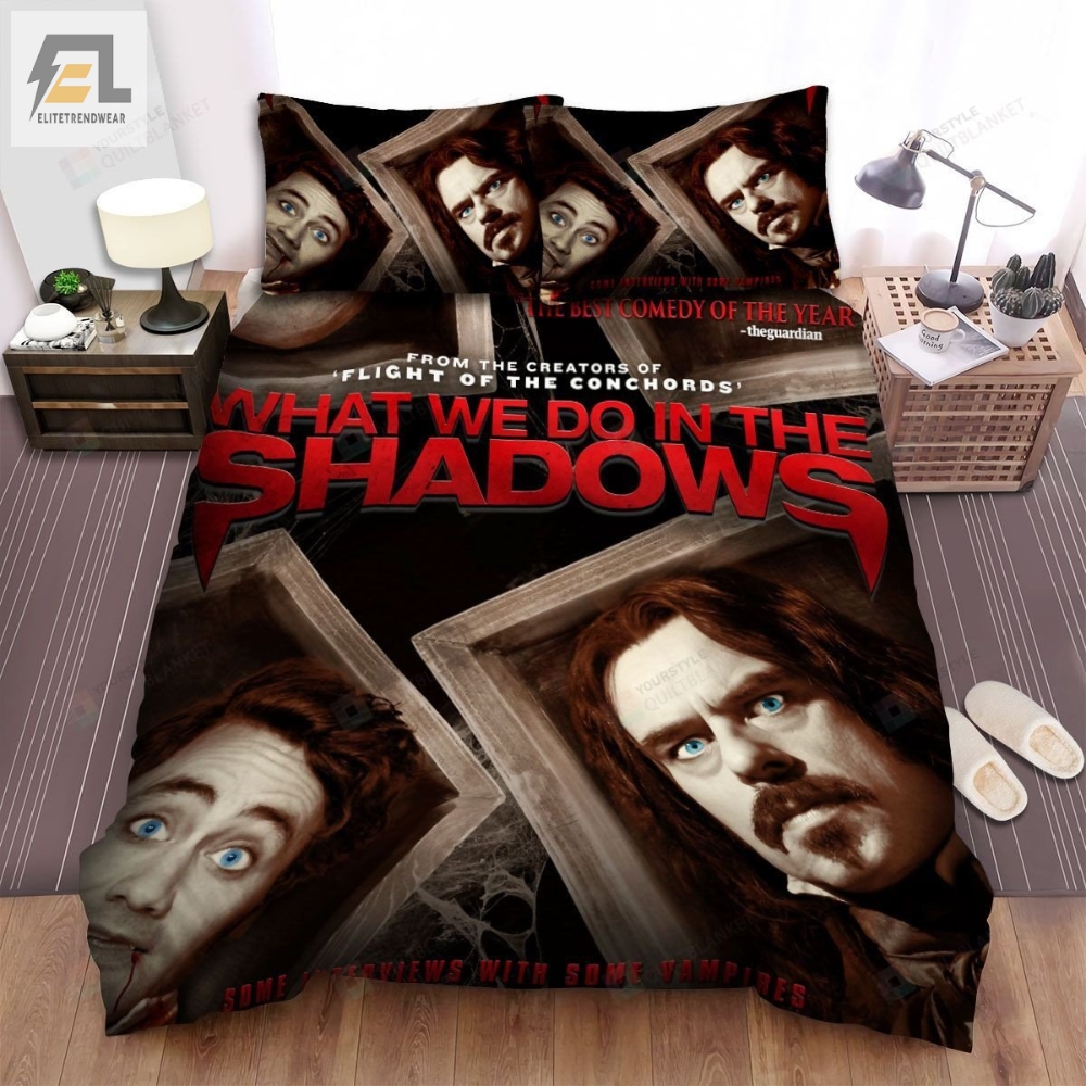What We Do In The Shadows Movie Poster I Photo Bed Sheets Spread Comforter Duvet Cover Bedding Sets 