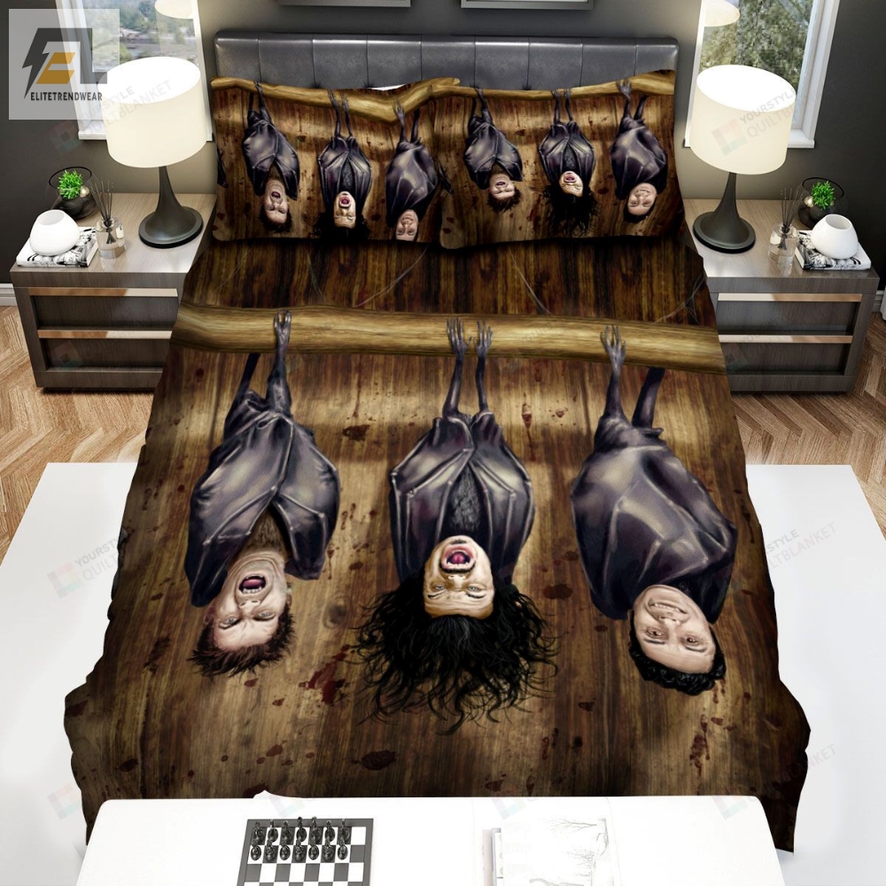 What We Do In The Shadows Movie Bat Photo Bed Sheets Spread Comforter Duvet Cover Bedding Sets 