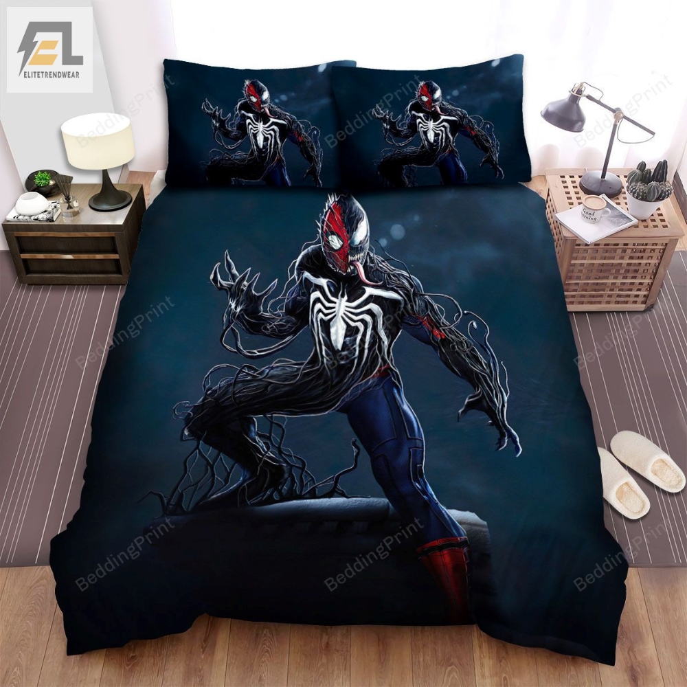 What Ifâ Spiderman Venom Bed Sheets Spread Duvet Cover Bedding Sets 