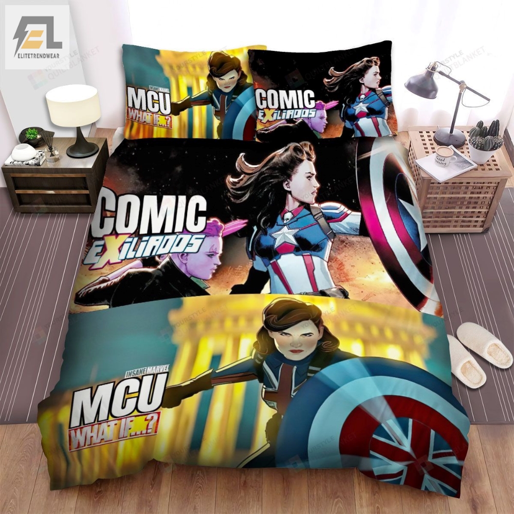 What Ifâ Captain Carter In Comic And Anime Bed Sheets Spread Duvet Cover Bedding Sets 