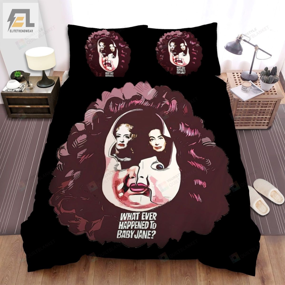 What Ever Happened To Baby Jane 1962 Movie Poster Fanart Ver 3 Bed Sheets Spread Comforter Duvet Cover Bedding Sets 