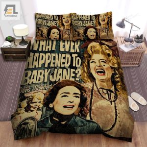 What Ever Happened To Baby Jane 1962 Movie Poster Fanart Bed Sheets Spread Comforter Duvet Cover Bedding Sets elitetrendwear 1 1