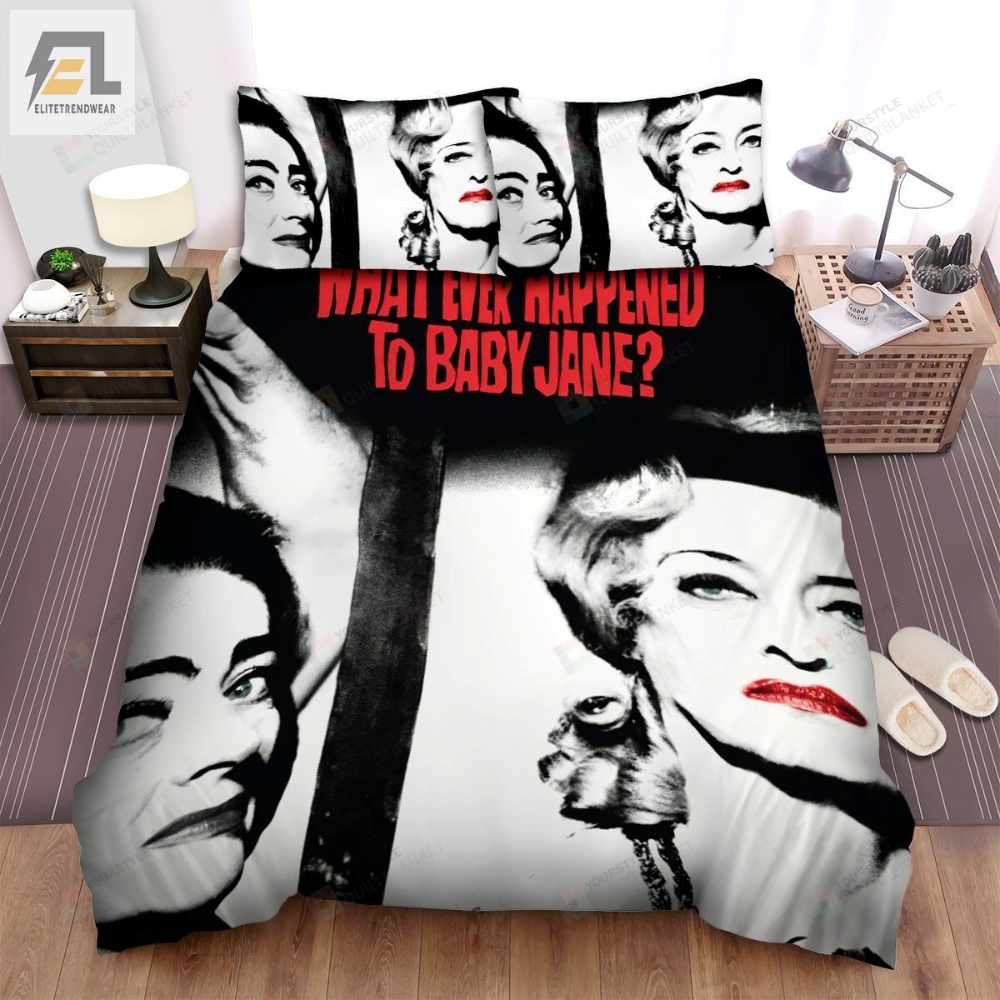 What Ever Happened To Baby Jane 1962 Anniversary Edition Poster Bed Sheets Spread Comforter Duvet Cover Bedding Sets 