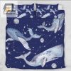 Whale Flying Bed Sheets Duvet Cover Bedding Sets elitetrendwear 1