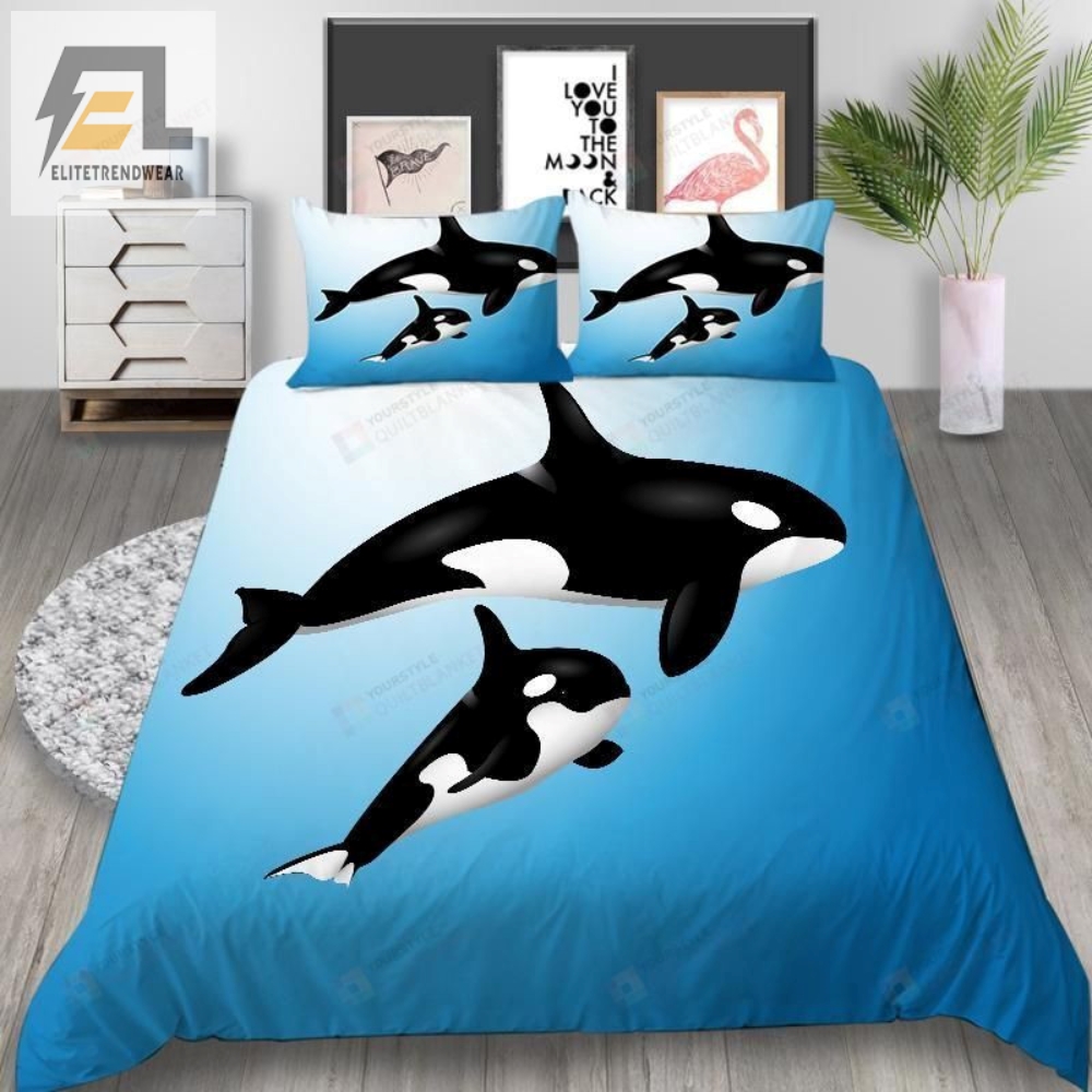 Whale Cartoon Cute Bed Sheets Duvet Cover Bedding Set Great Gifts For Birthday Christmas Thanksgiving 