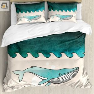 Whale Cartoon Bed Sheets Duvet Cover Bedding Set Great Gifts For Birthday Christmas Thanksgiving elitetrendwear 1 1
