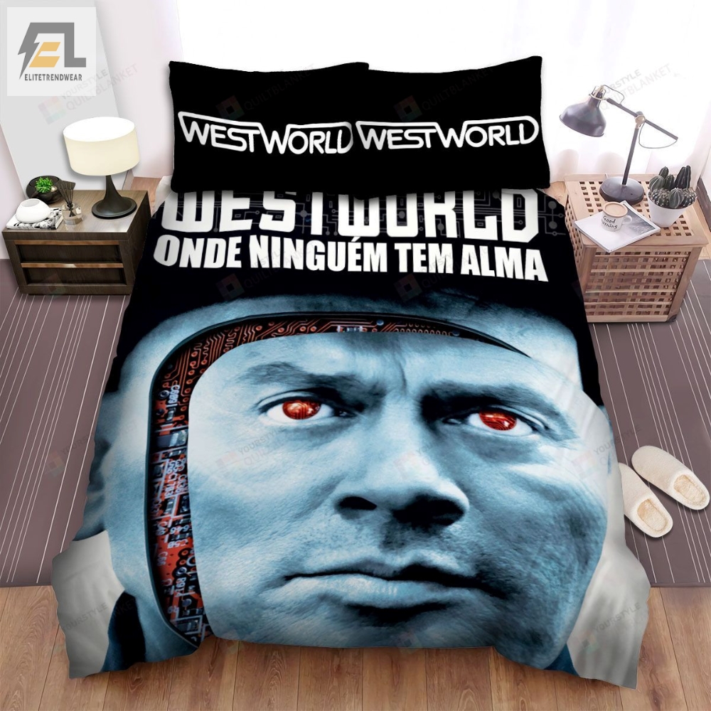 Westworld Onde Ninguem Tem Alma Movie Poster Bed Sheets Spread Comforter Duvet Cover Bedding Sets 