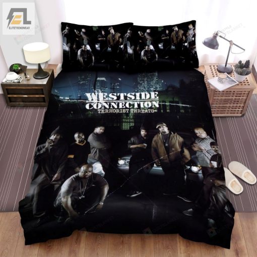 Westside Connection Music Band Terrorist Threats Album Cover Fanart Bed Sheets Spread Comforter Duvet Cover Bedding Sets elitetrendwear 1
