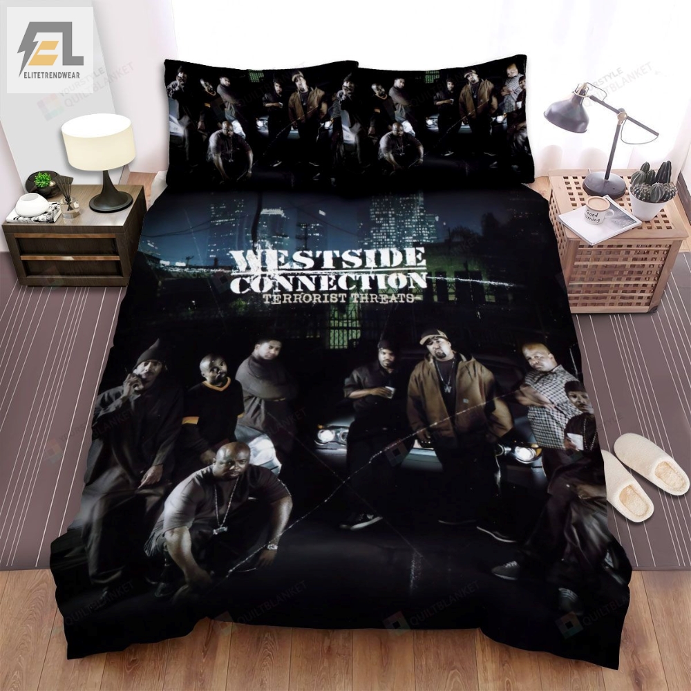 Westside Connection Music Band Terrorist Threats Album Cover Fanart Bed Sheets Spread Comforter Duvet Cover Bedding Sets 