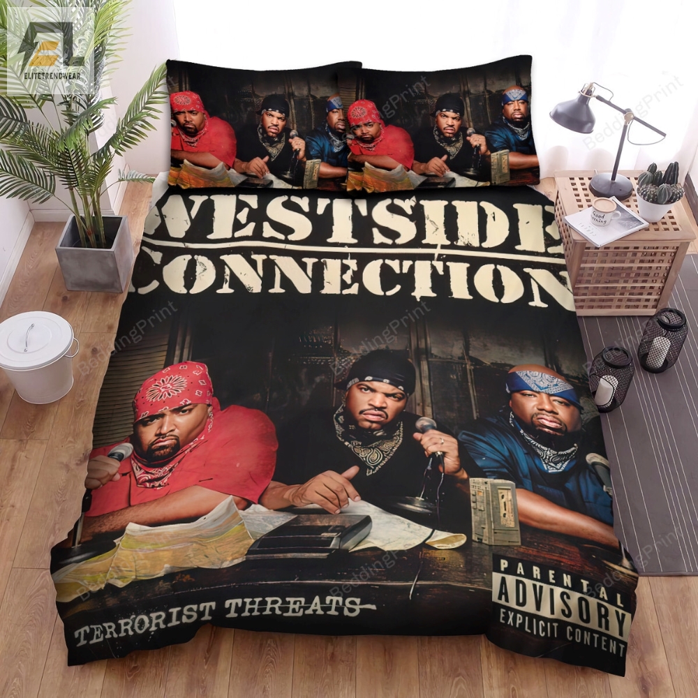 Westside Connection Music Band Terrorist Threats Album Cover Bed Sheets Spread Duvet Cover Bedding Sets 