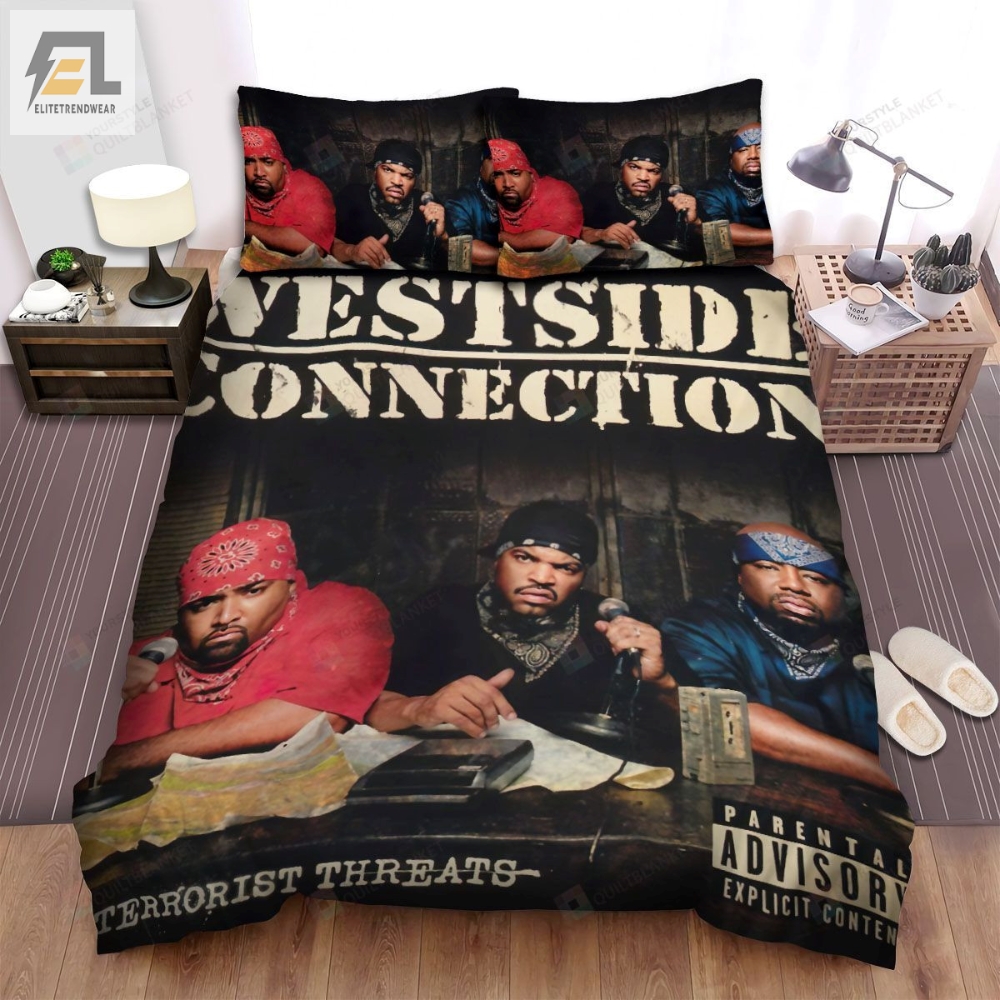 Westside Connection Music Band Terrorist Threats Album Cover Bed Sheets Spread Comforter Duvet Cover Bedding Sets 