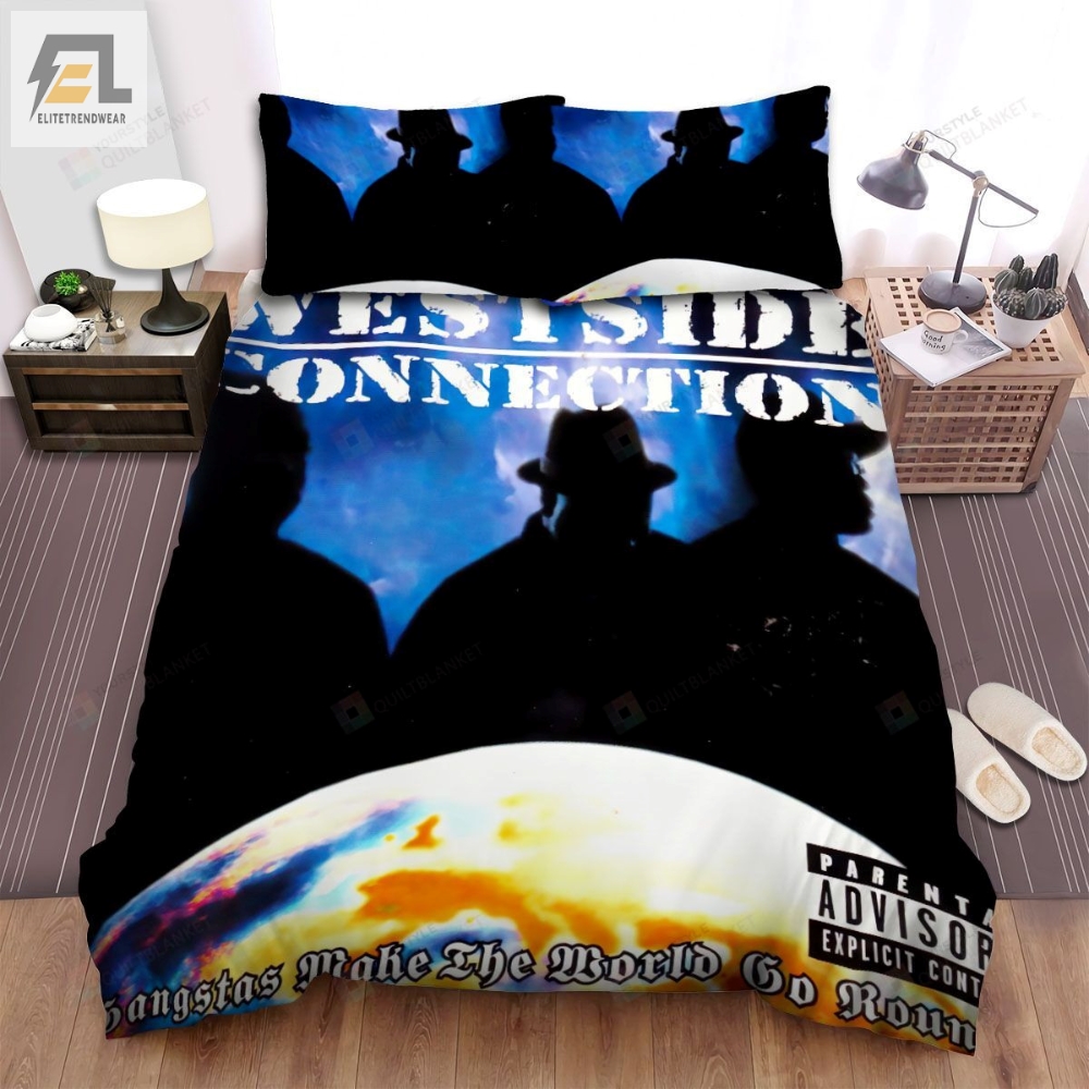 Westside Connection Music Band Gangstas Make The World Go Round Cdm 1997 Bed Sheets Spread Comforter Duvet Cover Bedding Sets 