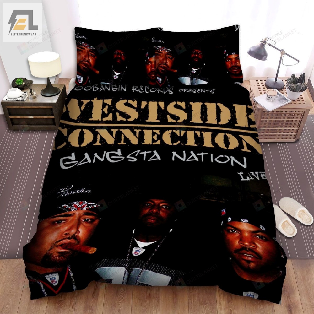 Westside Connection Music Band Gangsta Nation Live Bed Sheets Spread Comforter Duvet Cover Bedding Sets 