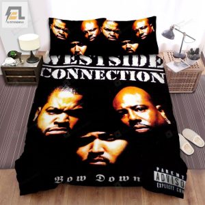 Westside Connection Music Band Bow Down Album Cover Bed Sheets Spread Comforter Duvet Cover Bedding Sets elitetrendwear 1 1