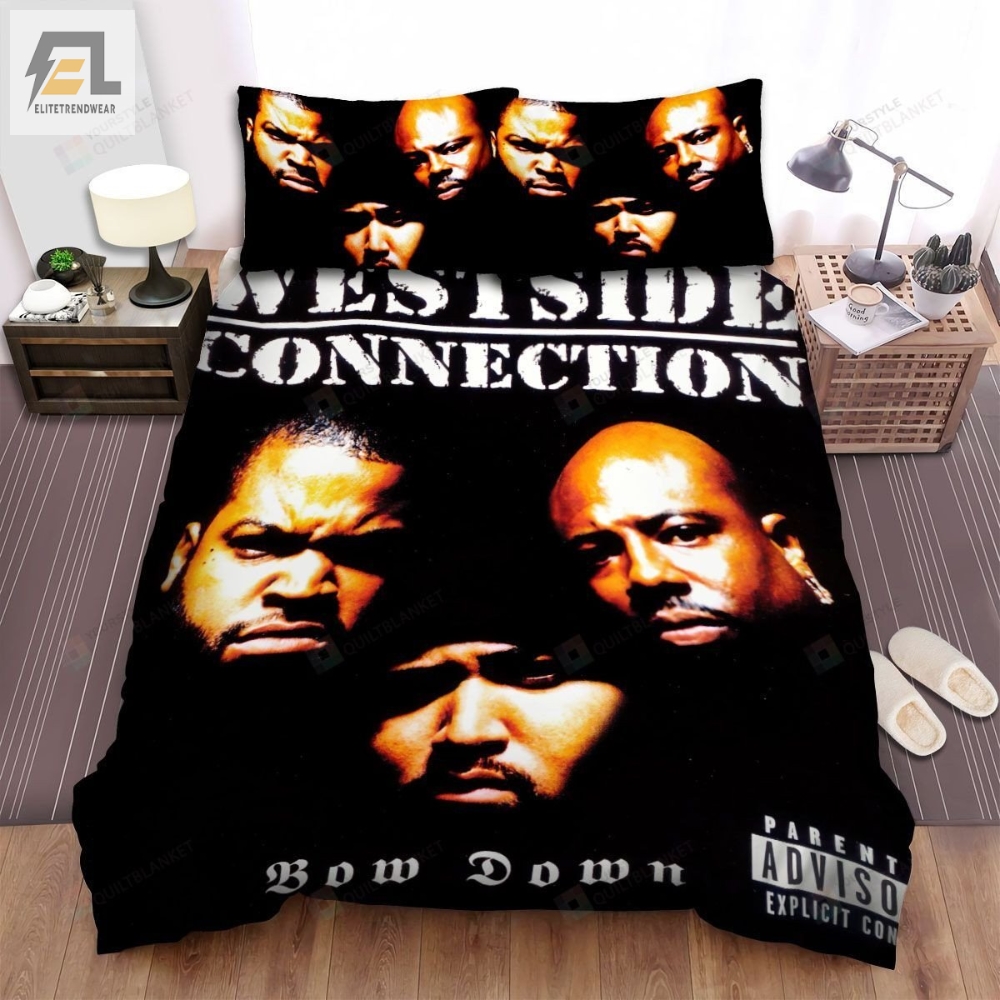 Westside Connection Music Band Bow Down Album Cover Bed Sheets Spread Comforter Duvet Cover Bedding Sets 