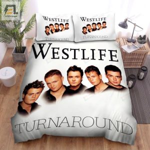 Westlife Turnaround Album Music Ver 2 Bed Sheets Spread Comforter Duvet Cover Bedding Sets elitetrendwear 1 1