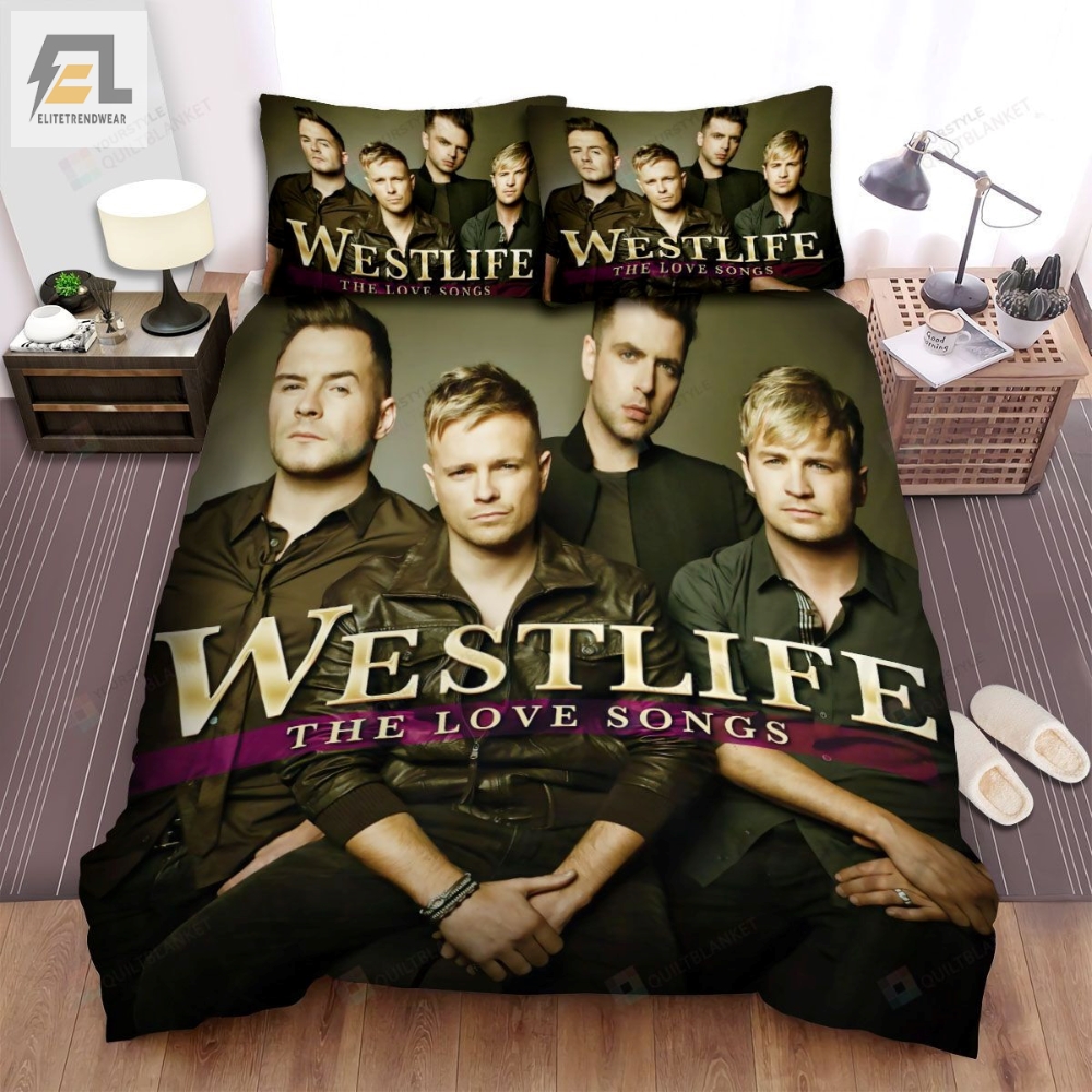 Westlife The Love Songs Album Music Bed Sheets Spread Comforter Duvet Cover Bedding Sets 