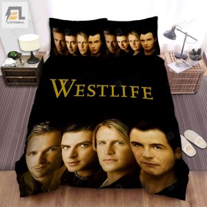 Westlife The Face Of The Band Bed Sheets Spread Comforter Duvet Cover Bedding Sets elitetrendwear 1 1
