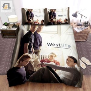 Westlife The Band Posting Together In The House Bed Sheets Spread Comforter Duvet Cover Bedding Sets elitetrendwear 1 1