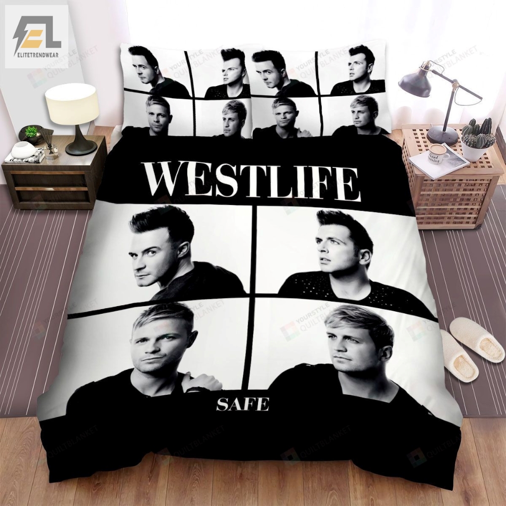 Westlife Safe Album Music Bed Sheets Spread Comforter Duvet Cover Bedding Sets 