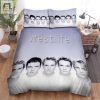 Westlife Portrait Of The Band Bed Sheets Spread Comforter Duvet Cover Bedding Sets elitetrendwear 1