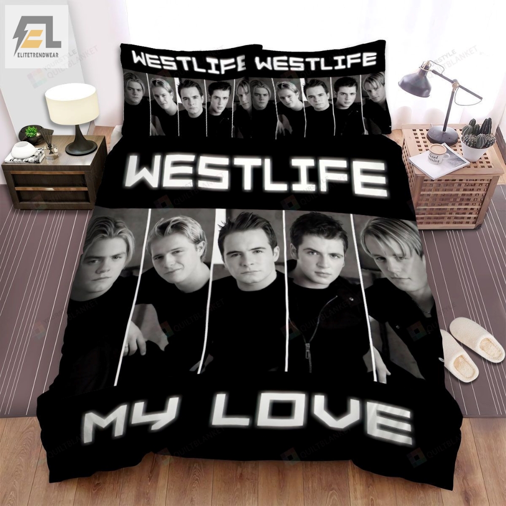Westlife My Love Album Music Bed Sheets Spread Comforter Duvet Cover Bedding Sets 