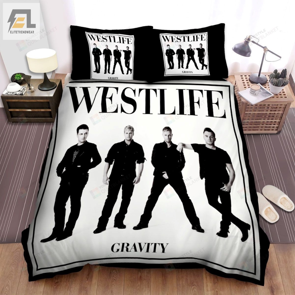 Westlife Gravity Album Music Bed Sheets Spread Comforter Duvet Cover Bedding Sets 
