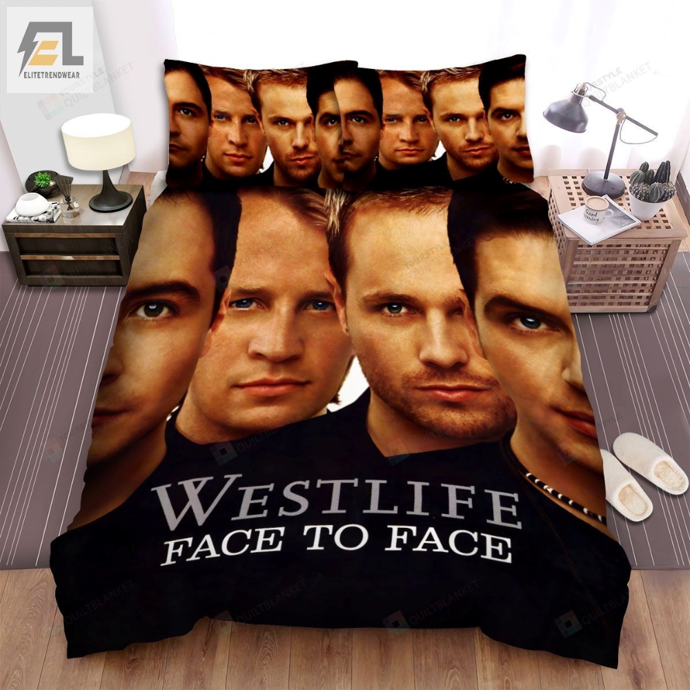 Westlife Face To Face Album Music Bed Sheets Spread Comforter Duvet Cover Bedding Sets 