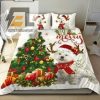 Westies Gorgeous Reindeer Christmas Be Merry Bed Sheets Duvet Cover Bedding Sets elitetrendwear 1