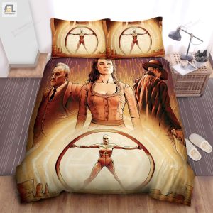 West World Main Characters In Comic Key Art Bed Sheets Spread Comforter Duvet Cover Bedding Sets elitetrendwear 1 1