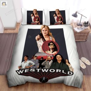 West World Character Digital Illustration Poster Bed Sheets Spread Comforter Duvet Cover Bedding Sets elitetrendwear 1 1