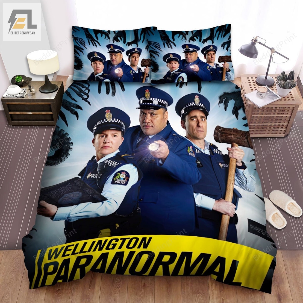 Wellington Paranormal Movie Poster 3 Bed Sheets Duvet Cover Bedding Sets 