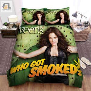 Weeds 2005A2012 Who Got Smoked Movie Poster Bed Sheets Duvet Cover Bedding Sets elitetrendwear 1 1