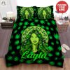 Weed Goddess Girl Custom Name Duvet Cover Bedding Sets elitetrendwear 1