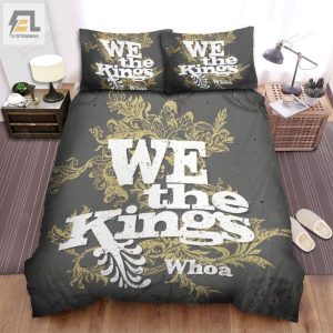 We The Kings Logo Band Bed Sheets Spread Comforter Duvet Cover Bedding Sets elitetrendwear 1 1