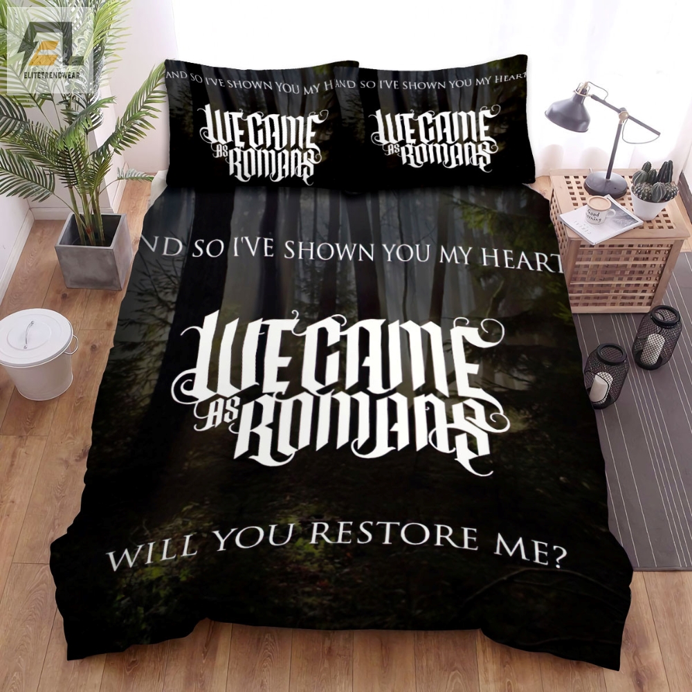 We Came As Romans Band Will You Restore Me Bed Sheets Spread Comforter Duvet Cover Bedding Sets 