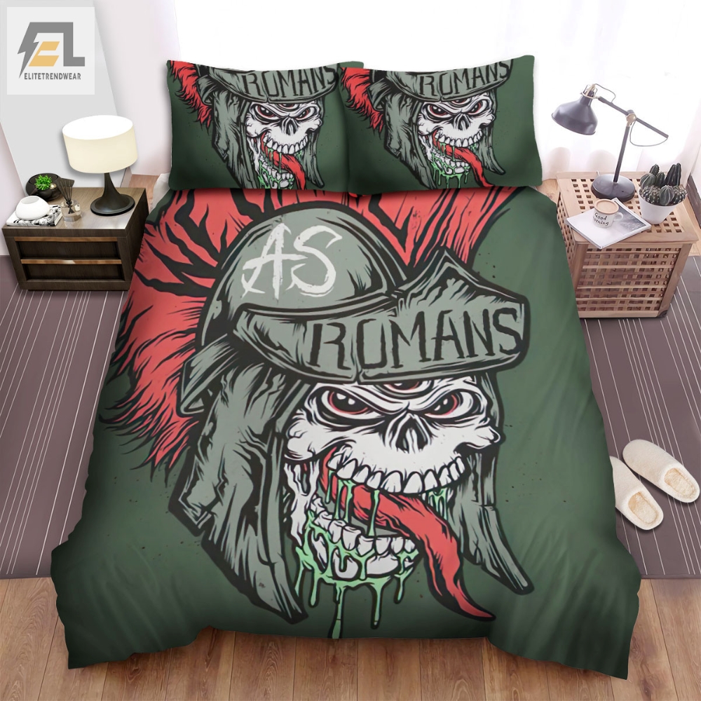 We Came As Romans Band Skullcap Painting Bed Sheets Spread Comforter Duvet Cover Bedding Sets 