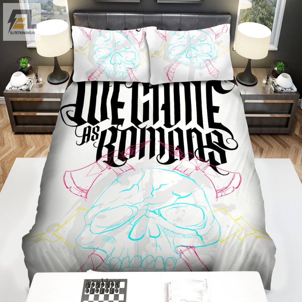 We Came As Romans Band Painting Skull Bed Sheets Spread Comforter Duvet Cover Bedding Sets 