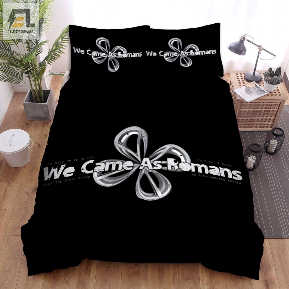 We Came As Romans Band Black Background Bed Sheets Spread Comforter Duvet Cover Bedding Sets 