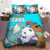 We Bare Bears In Casual Clothes Bed Sheets Duvet Cover Bedding Sets elitetrendwear 1