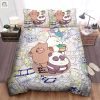 We Bare Bears Characters Drawing Bed Sheets Spread Comforter Duvet Cover Bedding Sets elitetrendwear 1