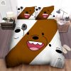 We Bare Bears Cartoon Collage Bed Sheets Spread Comforter Duvet Cover Bedding Sets elitetrendwear 1