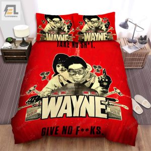 Wayne Movie Poster 2 Bed Sheets Duvet Cover Bedding Sets elitetrendwear 1 1
