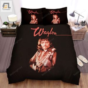 Waylon Jennings Bed Sheets Duvet Cover Bedding Sets elitetrendwear 1 1