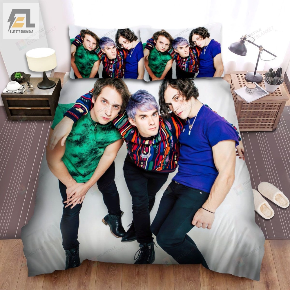 Waterparks Band White Background Bed Sheets Spread Comforter Duvet Cover Bedding Sets 