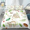 Watercolor Boho Tropical Bed Sheets Duvet Cover Bedding Sets elitetrendwear 1